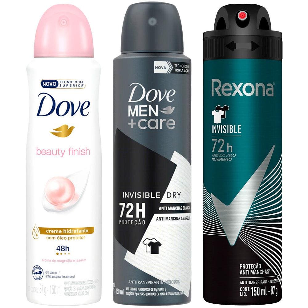 Rexona Masculino Dove Casas Bahia