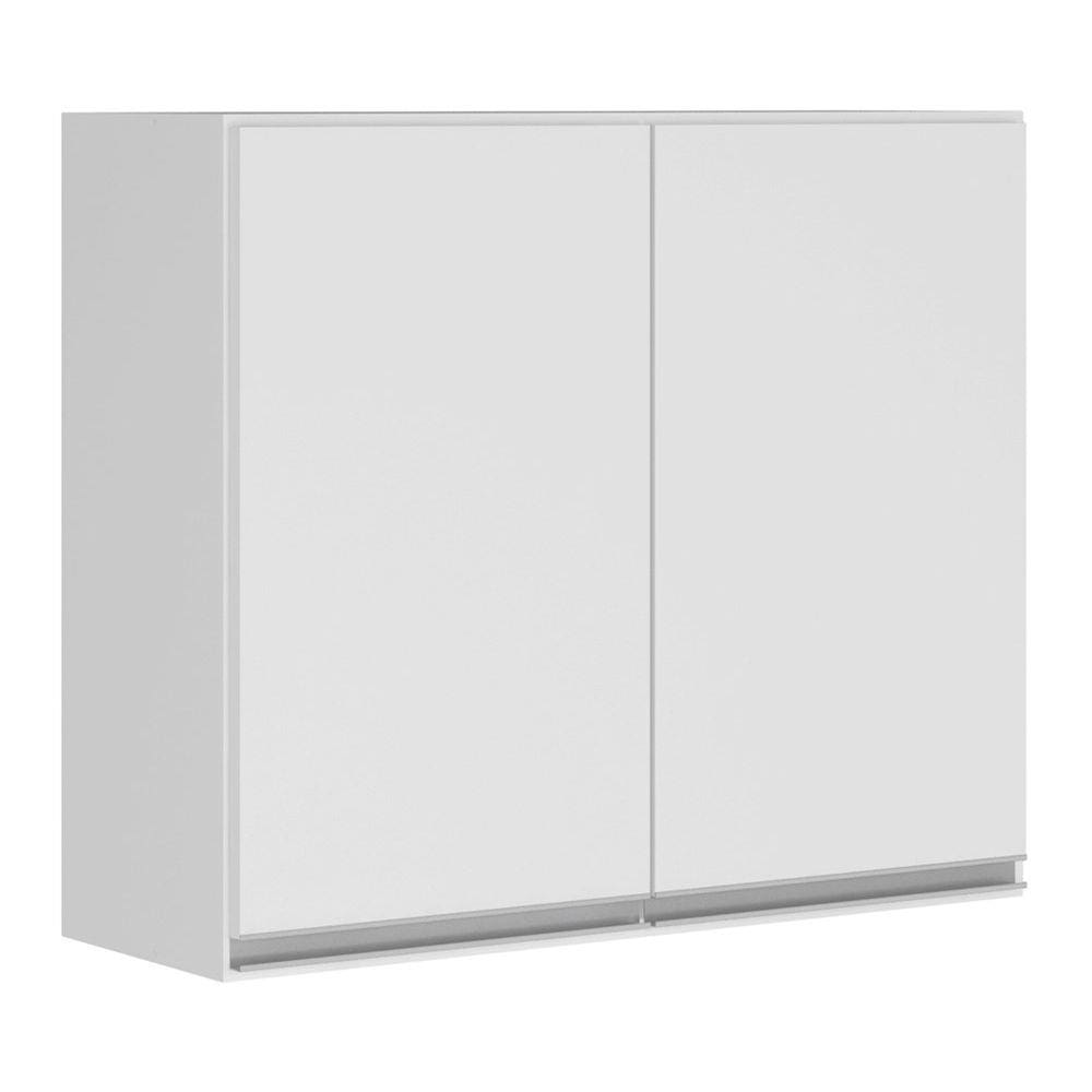 Armario Aereo 2 Porta80 Cm 100 Mdf Kali Premium Branco Nicioli Casas