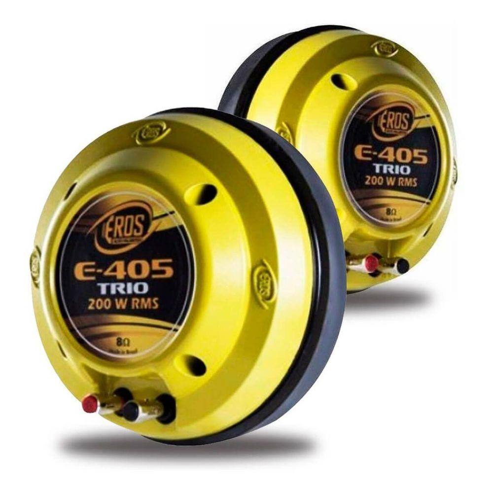 Driver Eros E 405 Trio Fenolico 200w Rms E405 Trio 8 Ohms Casas Bahia