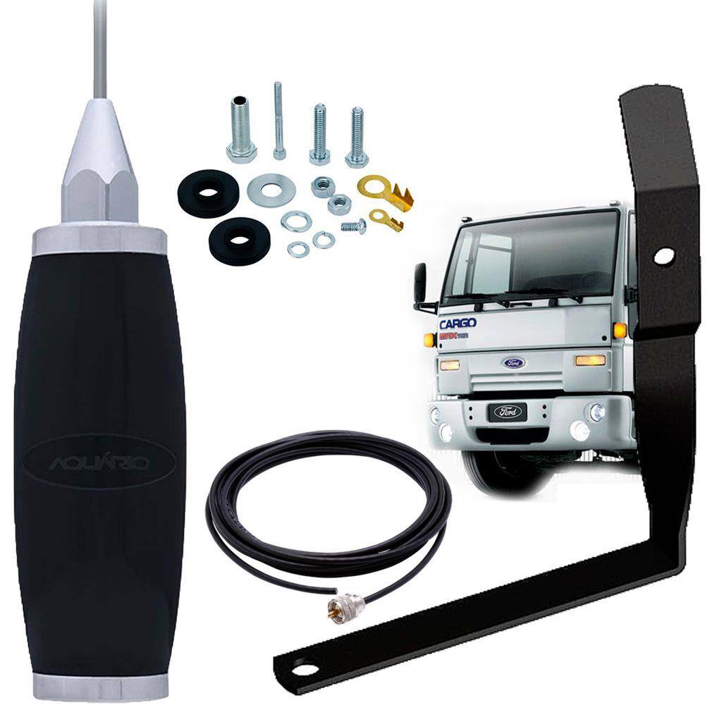 Kit Suporte Radio Px Cobra 19dx Parafuso Cabo Dc Alimentacao Steelbras