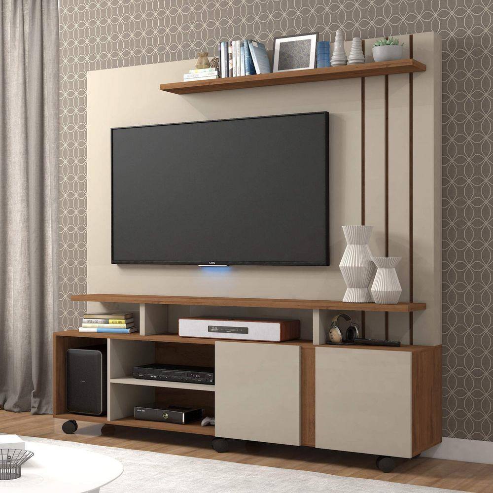 Estante Home Para Tv Ate Polegadas Portas Zeus Siena Moveis