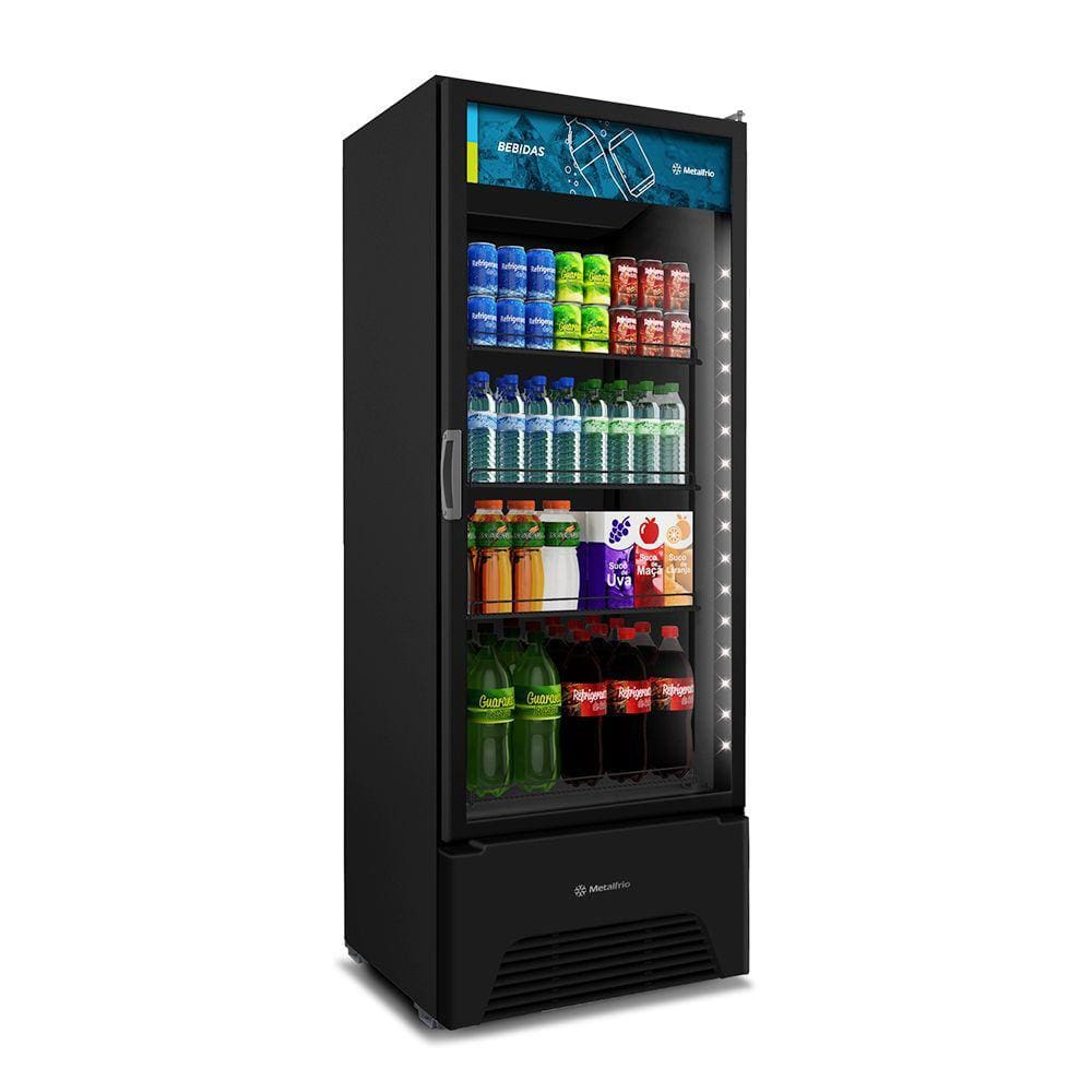 Geladeira Expositor Vertical Metalfrio 577 Litros All Black Optima