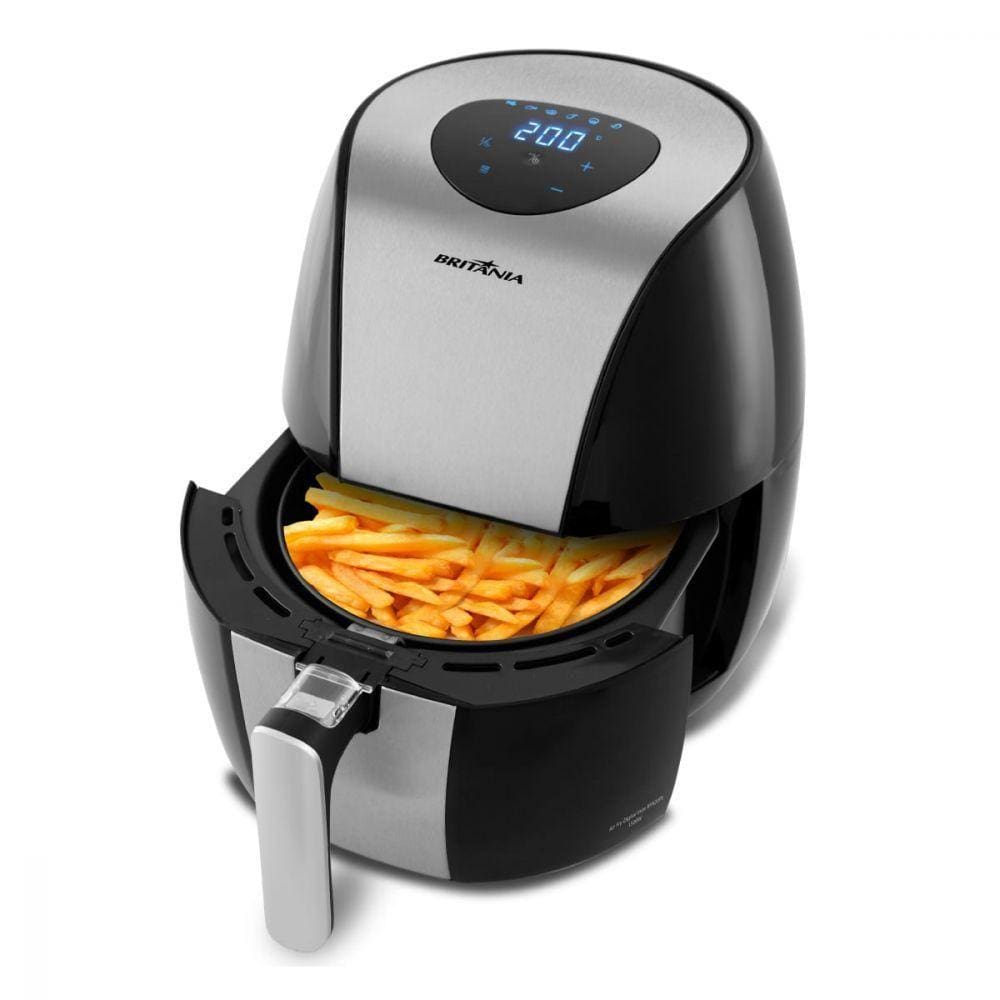 Fritadeira Sem Oleo Air Fryer Digital Britania Bfr Pi Litros