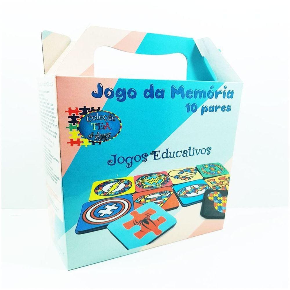 Jogo Da Memória Cognitivo Para Idosos Baixa Visão 10 Par Descubra