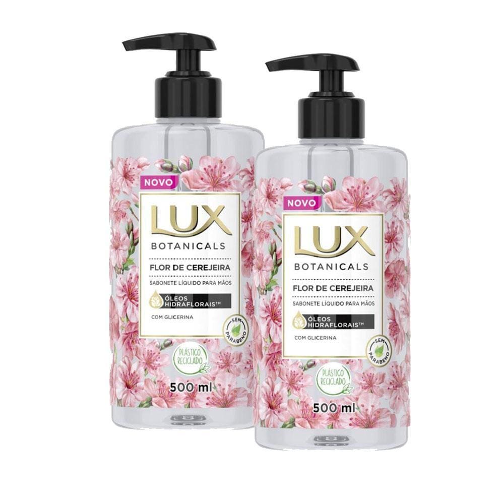 Sabonete Liquido Para As Maos Lux Botanicals Flor De Cerejeira 1 Litro