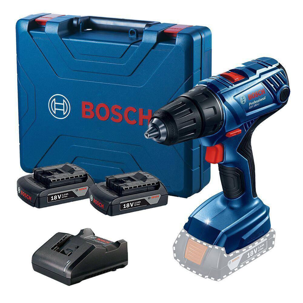 Parafusadeira Furadeira A Bateria 18v Gsr 180 Li Maleta Bosch Black