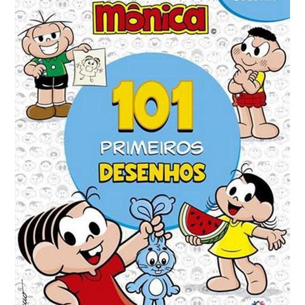 Livro Primeiros Desenhos Turma Da Monica Casas Bahia