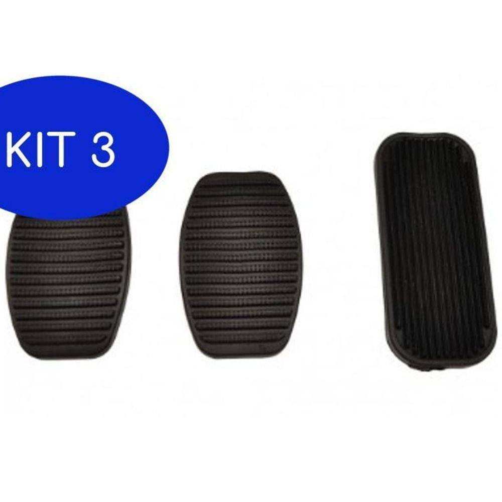 Kit Capa Pedal De Freio Embreagem Acelerador Fiat Uno Todos Bunnitu