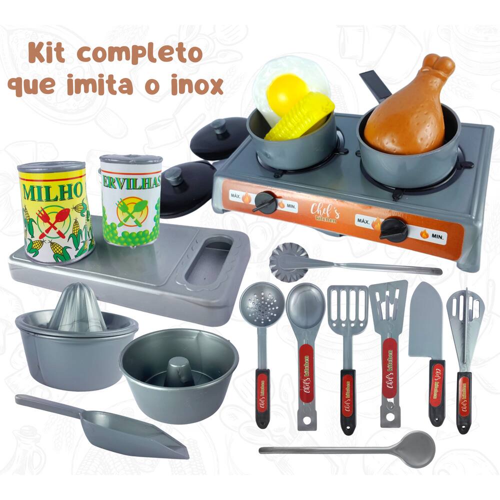 Kit Cozinha Do Panelinha Fogao Armario Geladeira Tudo Tudo Panelinha