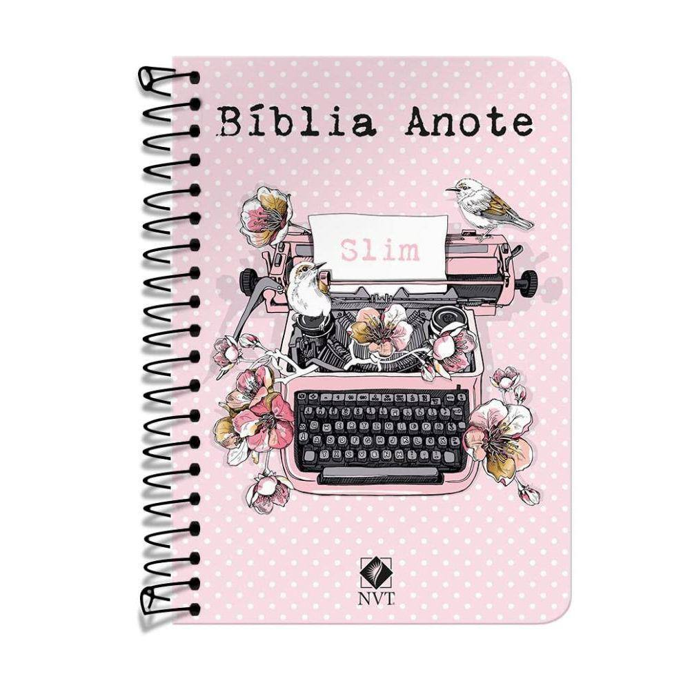 Biblia Slim Rosa Casas Bahia