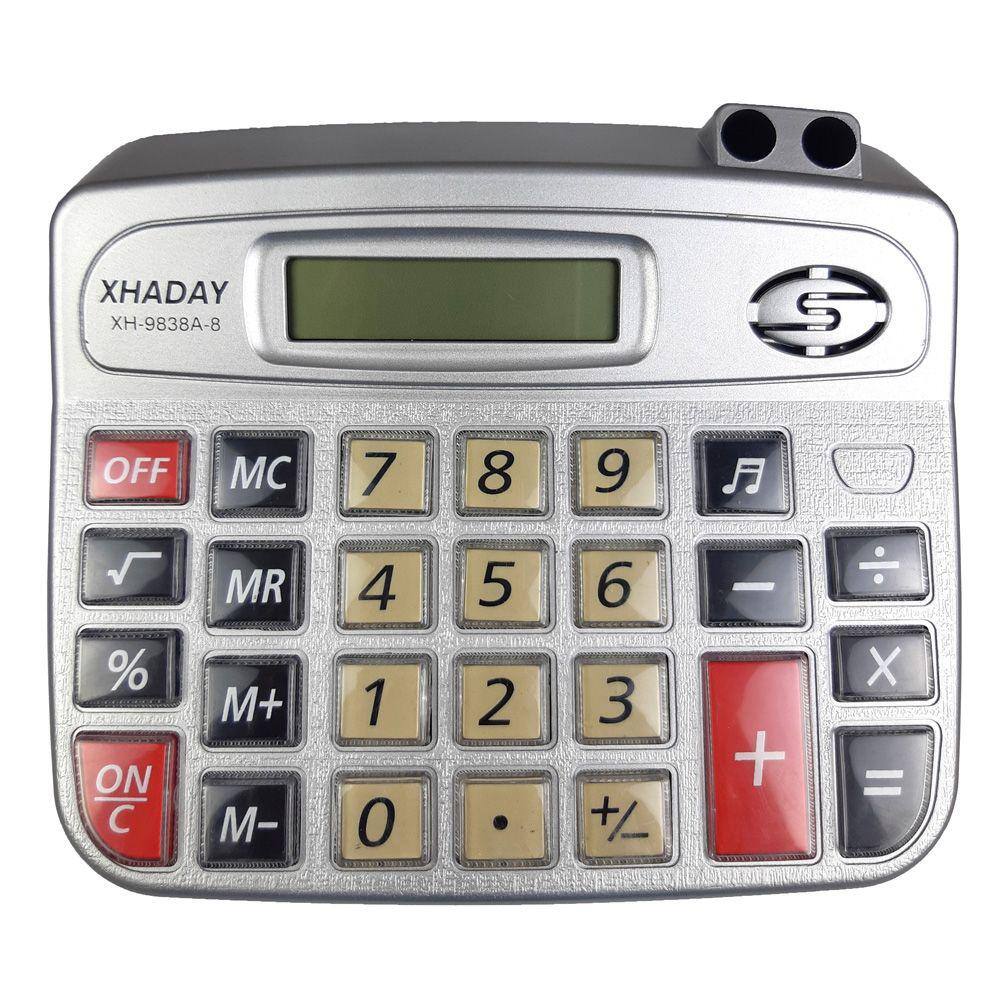 Calculadora Eletronica Mesa Copiatic Ts Digitos Visor Cristal