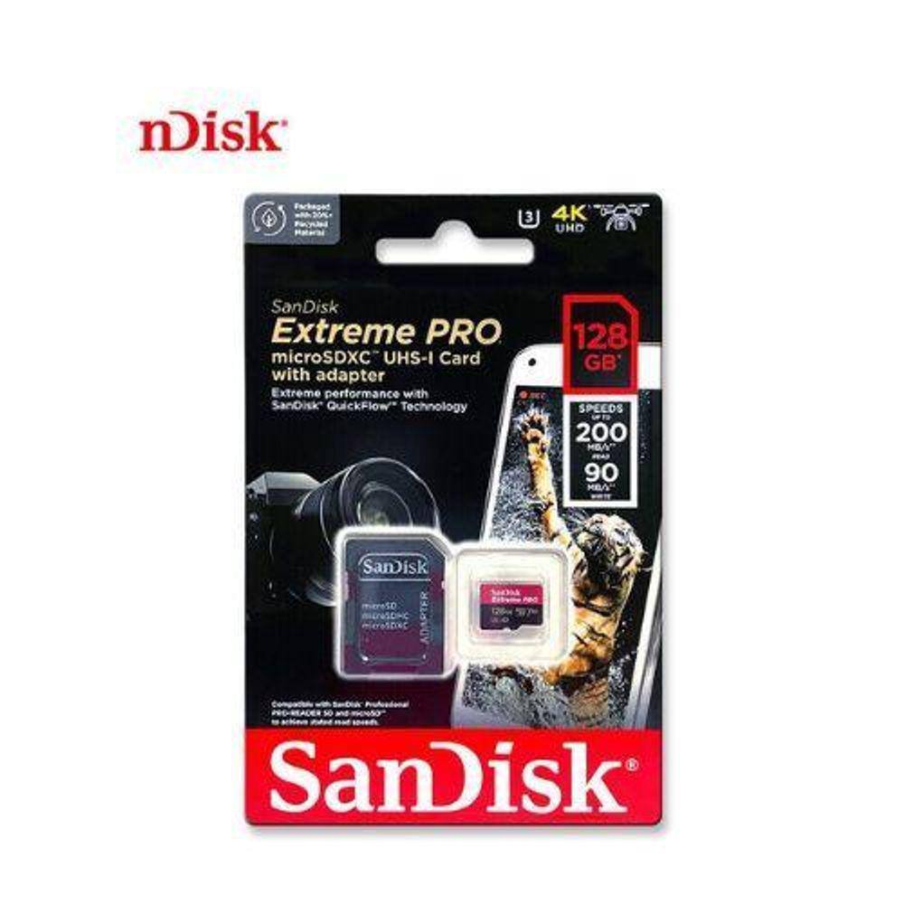 Cartao Sandisk Extreme Micro Sd 128gb Casas Bahia