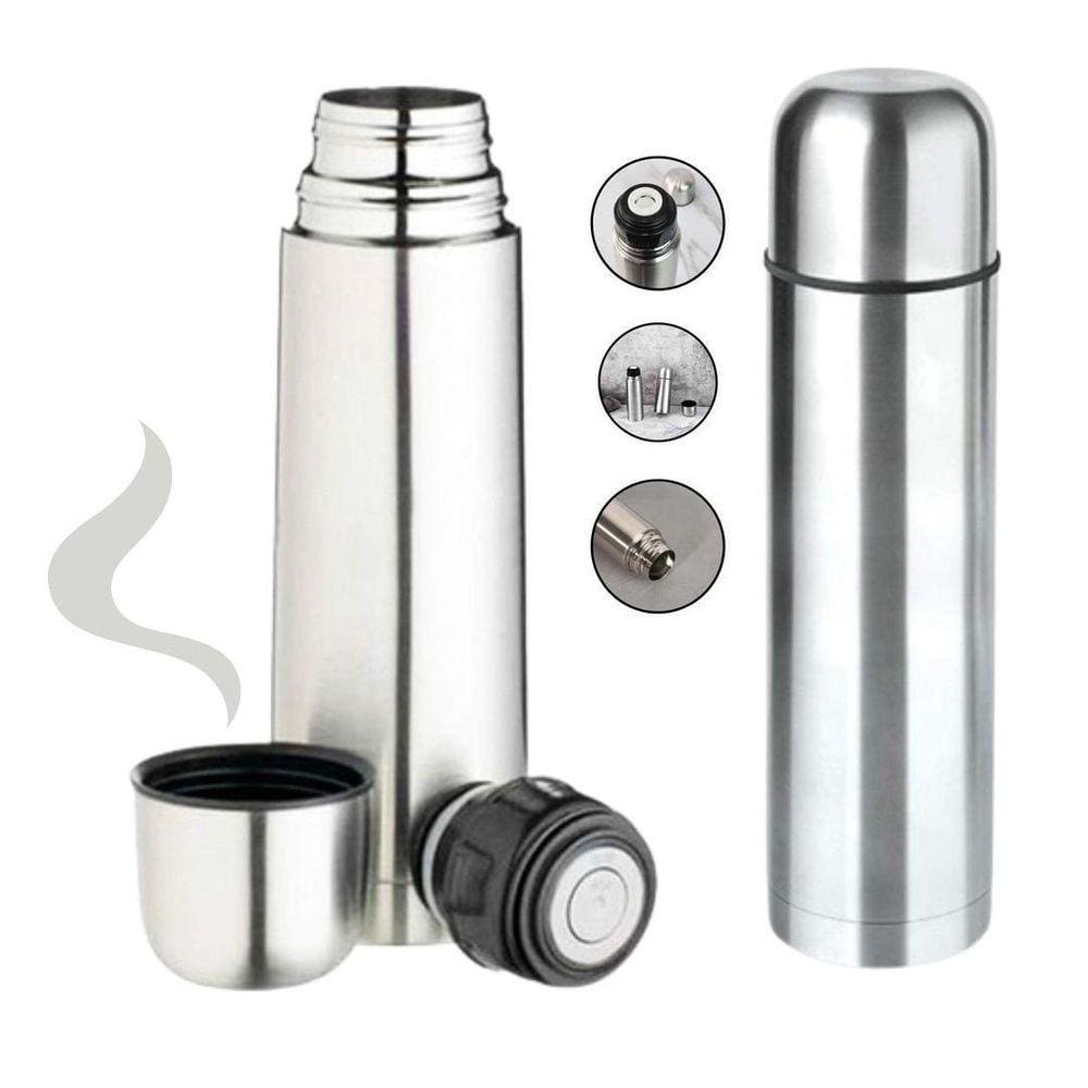 Garrafa Termica Inox 500ml Agua Gelada Cafe Cha Caneca Frio Quente