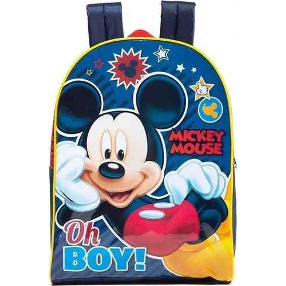 Kit Mochila Escolar Infantil Mickey Mouse Rodinhas Casas Bahia