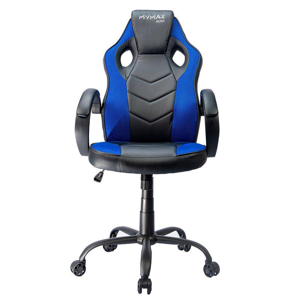 Cadeira Gamer Mx Giratoria Preto E Azul Mymax Casas Bahia