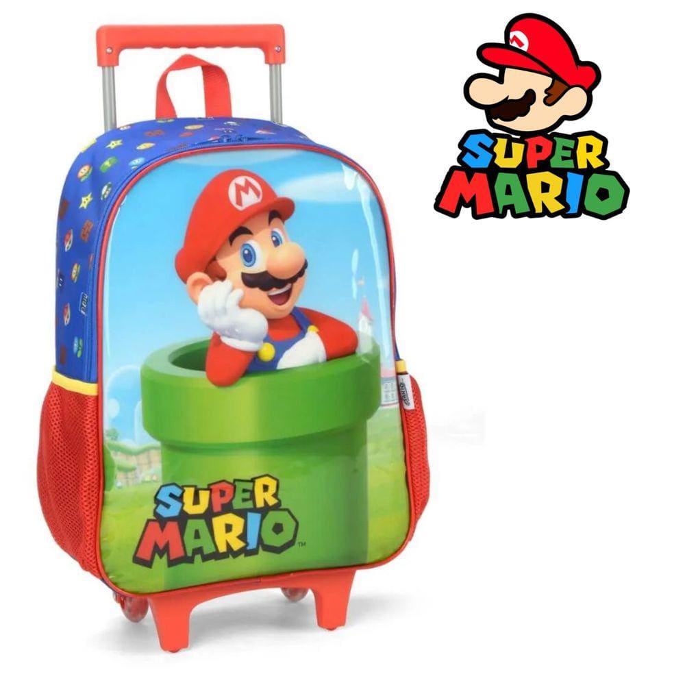 Mochila Rodinha Mario Bros Casas Bahia