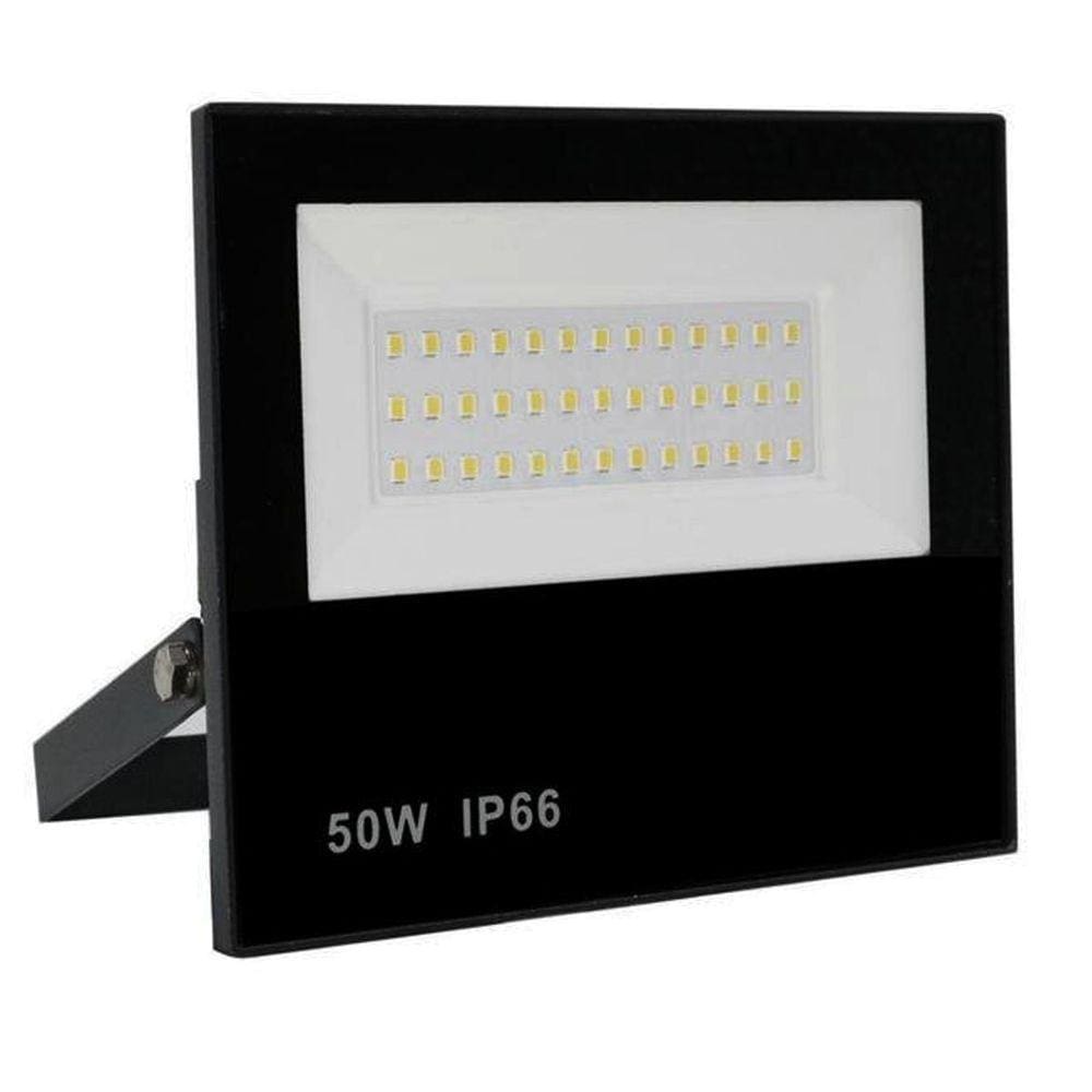 Refletor Led W Smd Resistente A Agua Holofote Branco Frio K Top