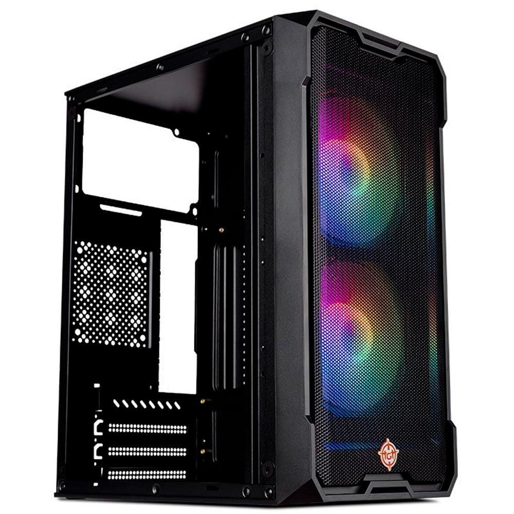 Gabinete Gamer Pichau Apus Rgb Mid Tower Lateral De Vidro Temperado