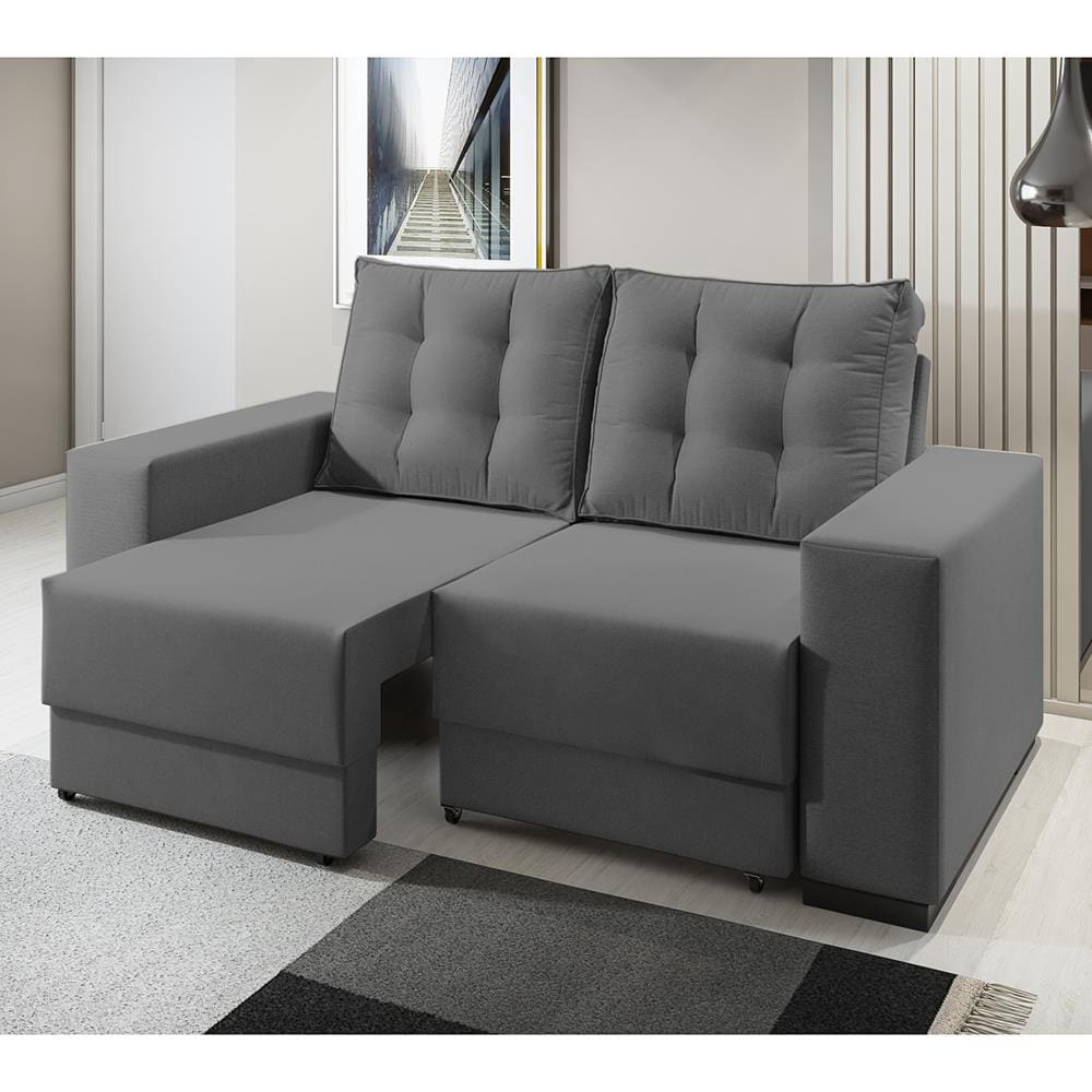 Sofa Retratil 2 Lugar 180 Largura Black Friday Vale Pix Casas Bahia