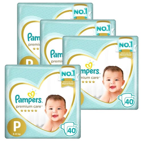 Fralda Pampers Premium Care Mega P - Kit com 160 Unidades é boa?