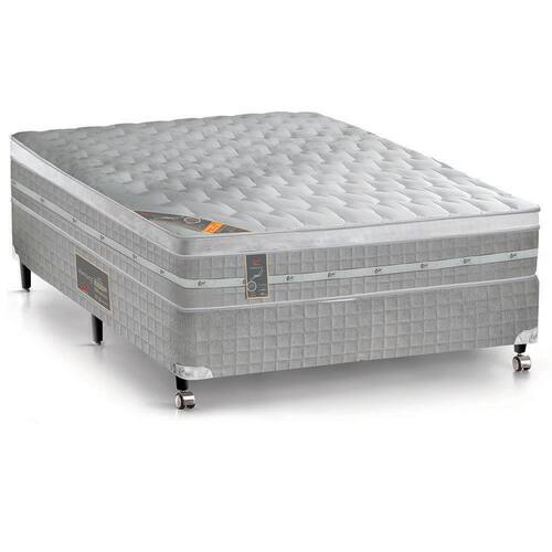 Cama Box Casal Castor Premium Gel com Molas Ensacadas 71x138x188cm – Branco/Cinza Menor preço em Cama Box Casal Castor Premium Gel com Molas Ensacadas 71x138x188cm – Branco/Cinza