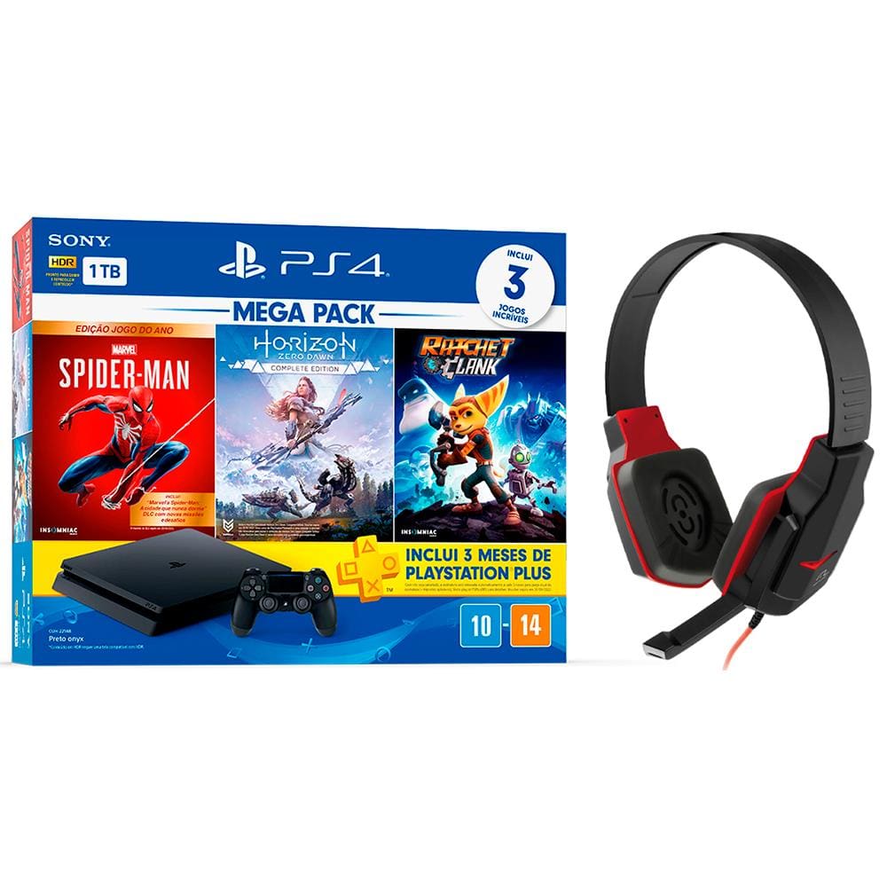 ps4bo3セット Console Playstation 4 Slim 1TB Bundle Hits | Casas Bahia