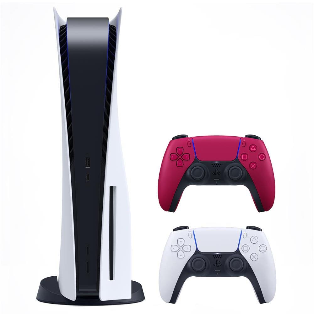 Console Playstation 5 825GB SSD + Controle Sem Fio DualSense + Controle Sony DualSense Cosmic Red