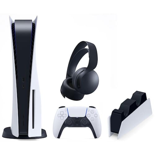 Console Playstation 5 825GB SSD + Controle Sem Fio DualSense Branco + Base de Carregamento + Headset sem Fio Pulse 3D Midnight Black é ruim? Console Playstation 5 825GB SSD + Controle Sem Fio DualSense Branco + Base de Carregamento + Headset sem Fio Pulse 3D Midnight Black é boa?