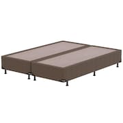 Base Box Queen Size Probel Oregon com Revestimento em Tecido Poliéster 38x158x198cm - Marrom