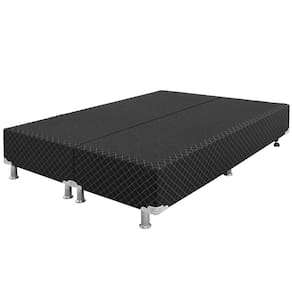 Base Box Queen Size Softflex Gold Dark com Revestimento em Tecido Poliéster 43x158x198cm - Preto