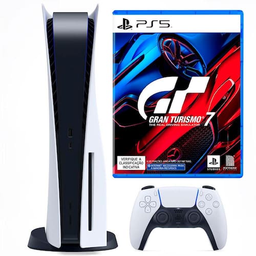 Playstation 5 825gb - Ps5 Digital Edition + 1 Controle - Escorrega o Preço