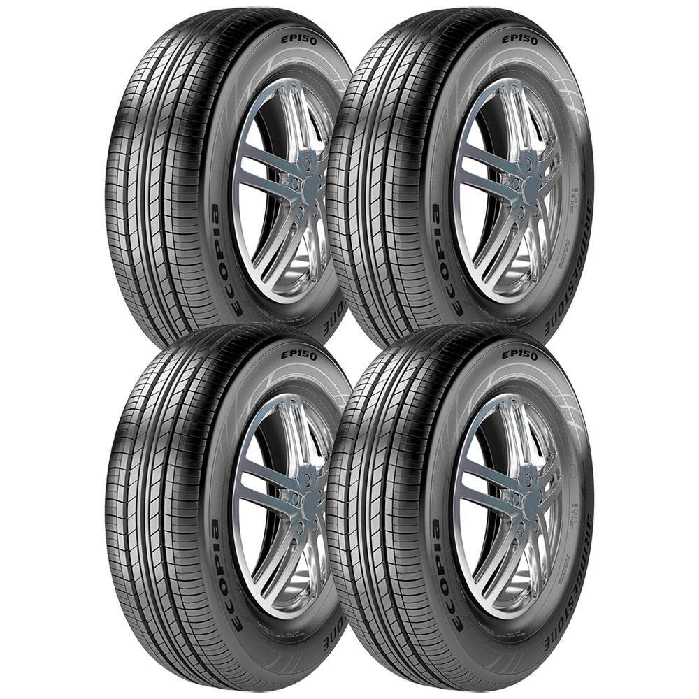 Pneu Aro 15 Bridgestone Ecopia EP150 195/55 85H - 4 Unidades