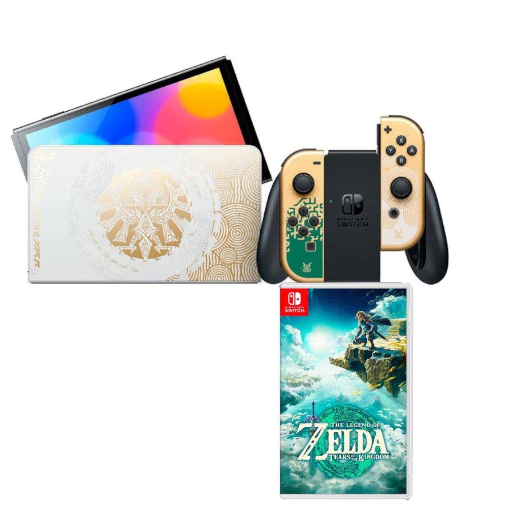 Console Nintendo Switch Oled 64GB Cinza Edição Especial Jogo Super