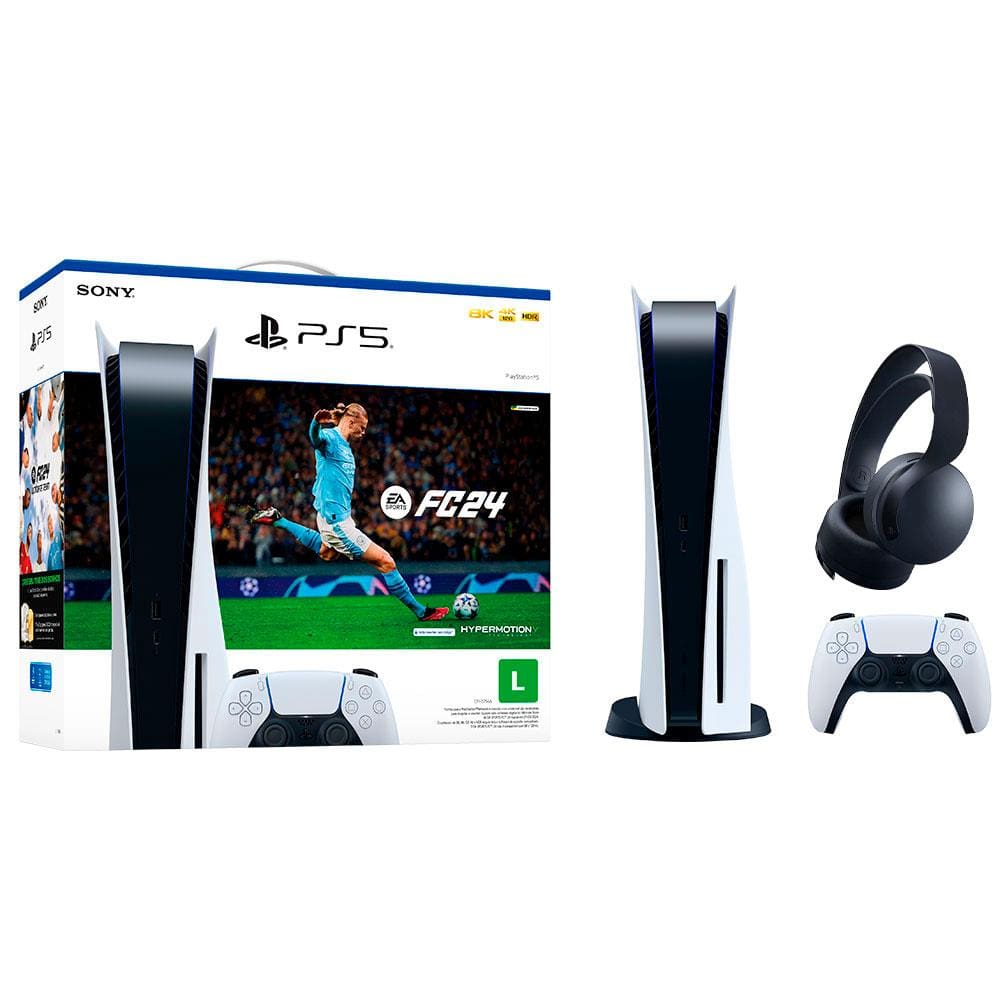 Console Sony Playstation 5 Ps5 Midia Física Ea Sports Fc 24