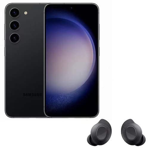 Smartphone Samsung Galaxy S23+ 5G Preto 256GB, Tela 6.6'', 8GB de RAM, IP68, Snapdragon 8 Gen 2, Selfie 12MP+Fone de Ouvido Sem Fio Galaxy Buds FE