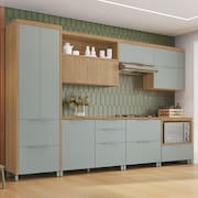 Cozinha Completa Nesher Marquesa com 8 Portas e 7 Gavetas - 350cm de largura