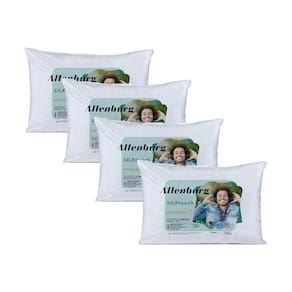 Travesseiro Altemburg Silk Touch Suporte Médio em Tecido e Fibra 100% Poliéster 50x70cm Branco - 4 Unidades