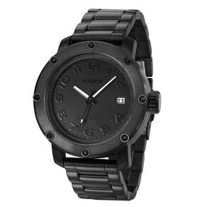 Relógio Magnum Sports MA33399P Pulseira de Couro Preto