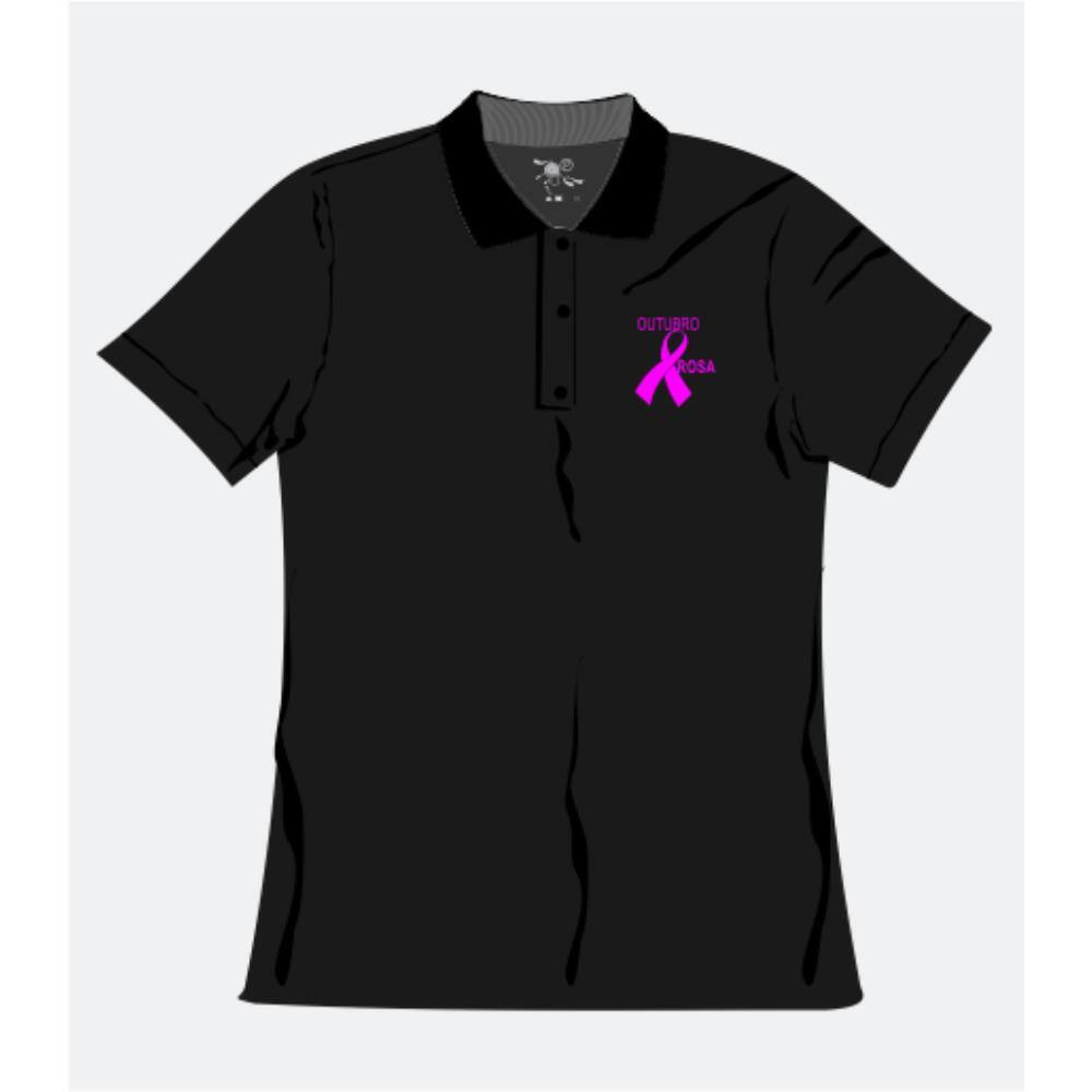 camisa polo outubro rosa