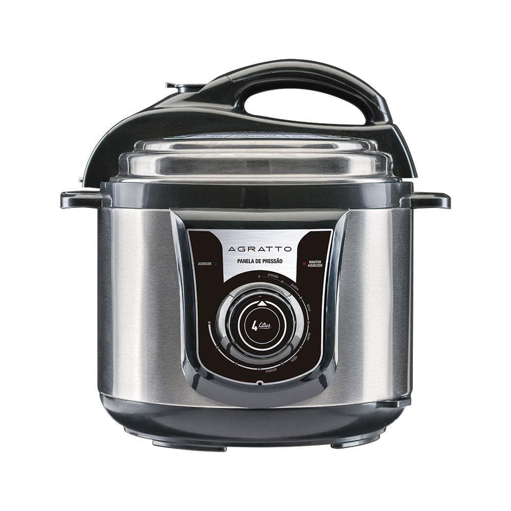 Panela De Pressão Elétrica Pe-02 800W 4L Agratto