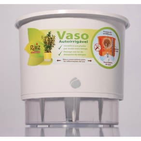 Vaso Auto Irrigável N 03 Raiz Branca