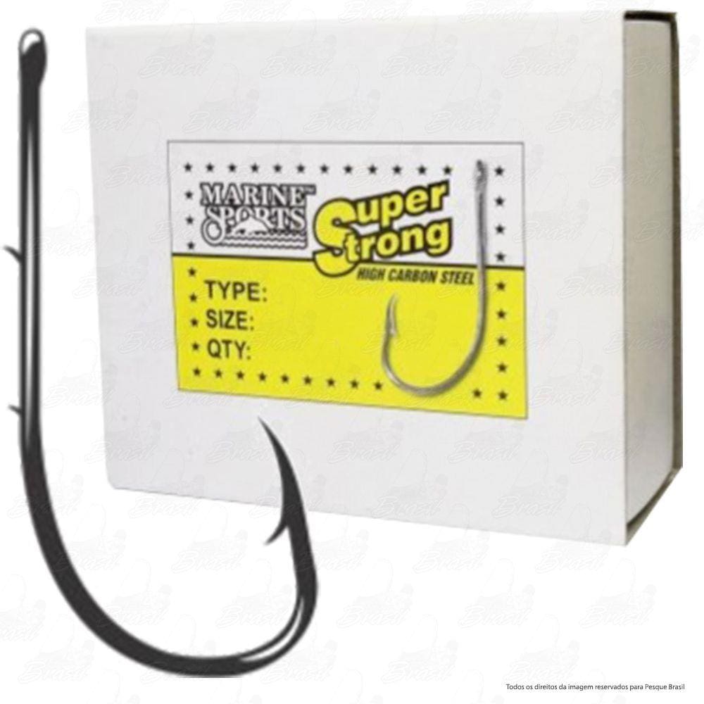 Anzol 4330 Super Strong Marine Sports 4/0 Caixa com 100 Unidades