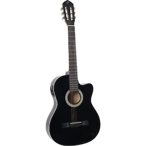 Violão Eletroacústico Flat Cutaway Aço Sf-14 Ceq Preto Giannini