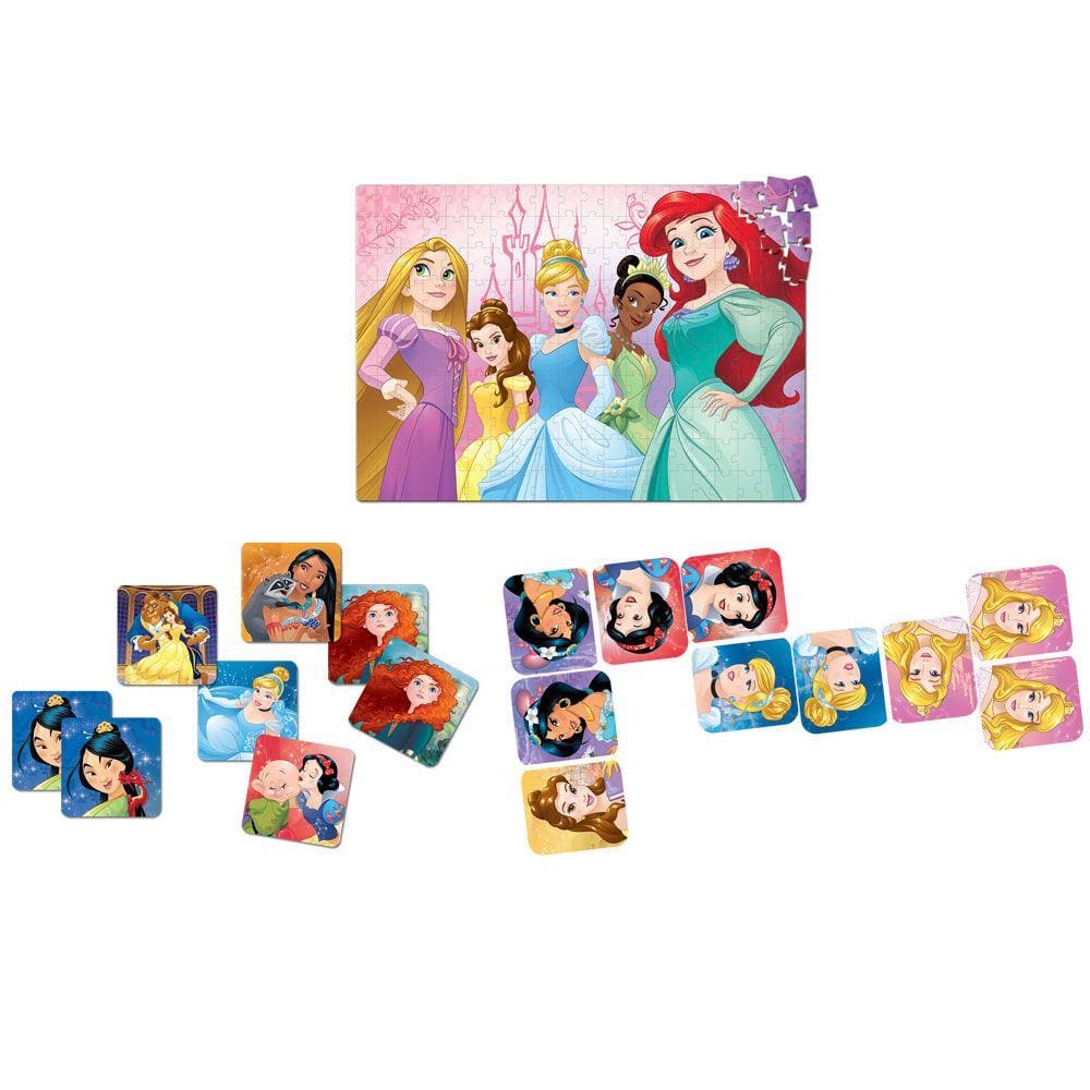 Super Kit Jogos 3 em 1 Princesas Disney - Toyster