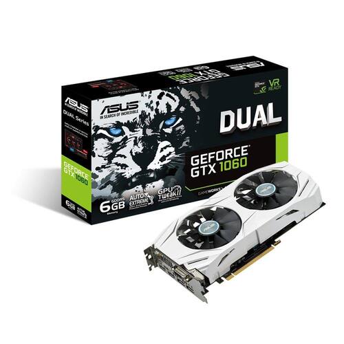 imagem-Placa de Vídeo ASUS GeForce GTX 1060 6GB DDR5 DUAL-GTX1060-06G
