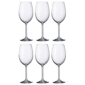 6 Taças De Cristal 350ml Vinho Branco Gastro 4S032/350 Bohemia
