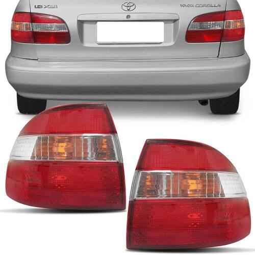 Lanterna Traseira Corolla 98 a 02 Bicolor Canto Lado Direito Passageiro Menor preço em Lanterna Traseira Corolla 98 a 02 Bicolor Canto Lado Direito Passageiro