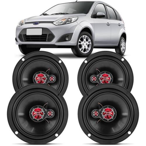 Menor preço em Alto Falante Fiesta Hatch Sedan 2007 A 2014  Ecosport 2003 A 2019 Foxer 6" 200W RMS Triaxial KF 0.72