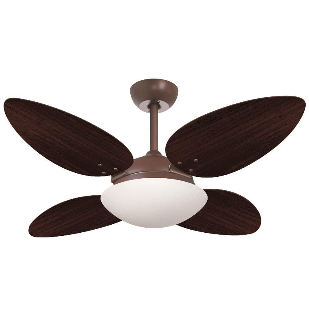 Ventilador de Teto Volare Café VR42 Pétalo/4 - Café - 127v