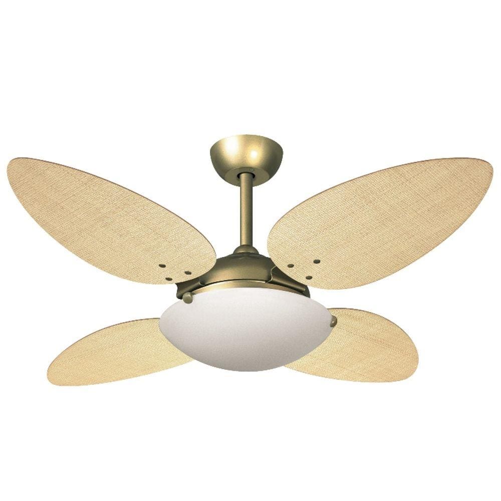 Ventilador de Teto Volare PR Gold Pétalo VR300 - Bege - 220v
